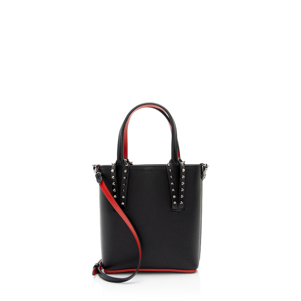 Christian Louboutin Leather Cabata N/S Mini Tote (SHF-HOuVAt)