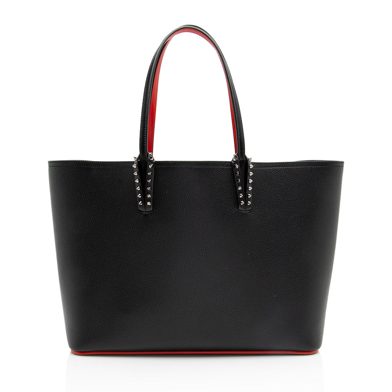 Christian Louboutin Leather Cabata Tote (SHF-rum3ro)