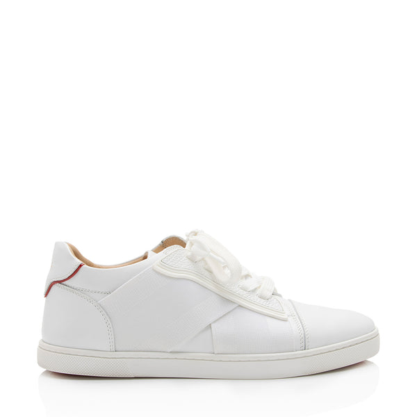 Christian Louboutin Leather Elastikid Donna Sneakers - Size 7 / 37 (SHF-n7Xx6D)