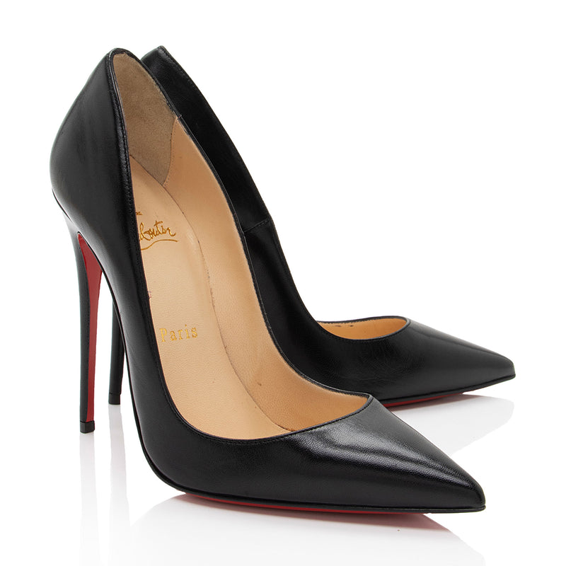 Christian Louboutin Leather So Kate Pumps - Size 7 / 37 (SHF-zxyE0U)