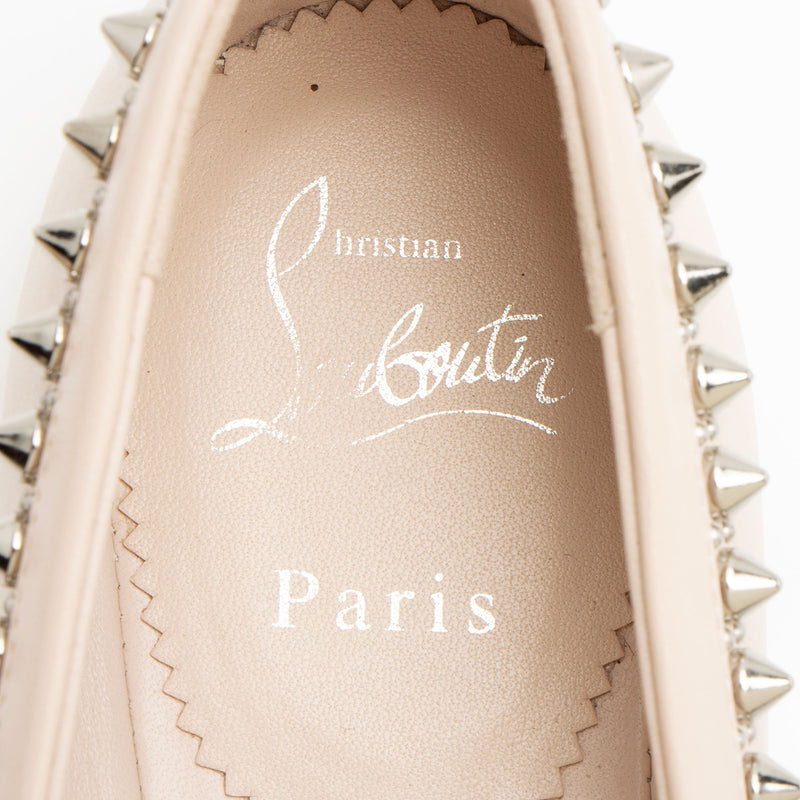 Christian Louboutin Leather Spiked Mamadrague Flats - Size 8.5 / 38.5 (SHF-b9SJ6a)