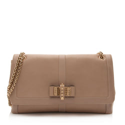 Christian Louboutin Leather Sweet Charity Medium Shoulder Bag (SHF-NezSLu)