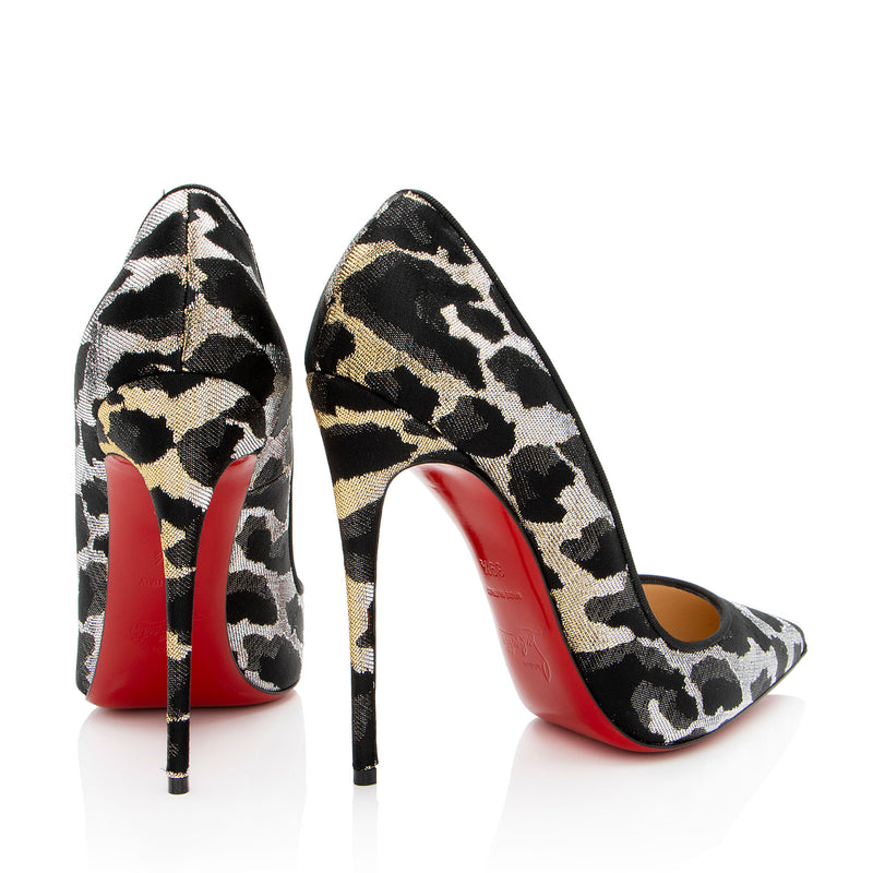 Christian Louboutin Lurex Feline So Kate Pumps - Size 9.5 / 39.5 (SHF-pSYUO8)