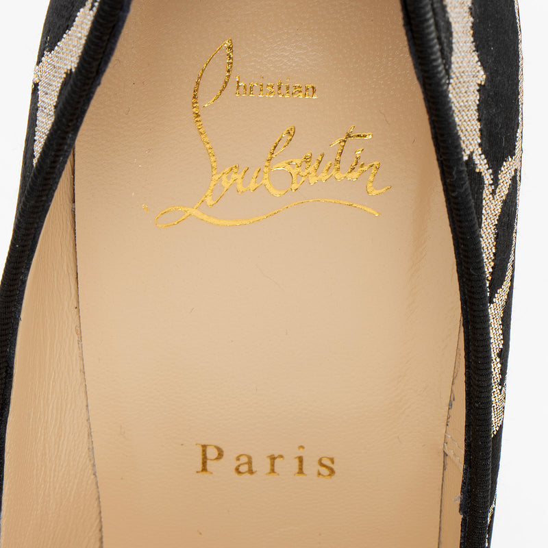 Christian Louboutin Lurex Feline So Kate Pumps - Size 9.5 / 39.5 (SHF-pSYUO8)