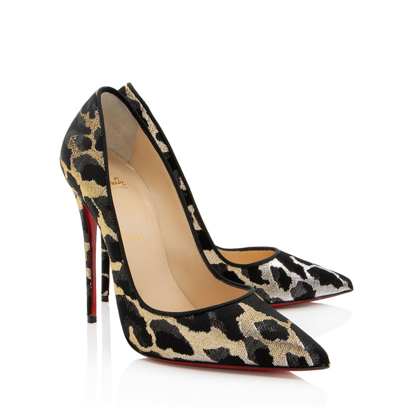 Christian Louboutin Lurex Feline So Kate Pumps - Size 9.5 / 39.5 (SHF-pSYUO8)