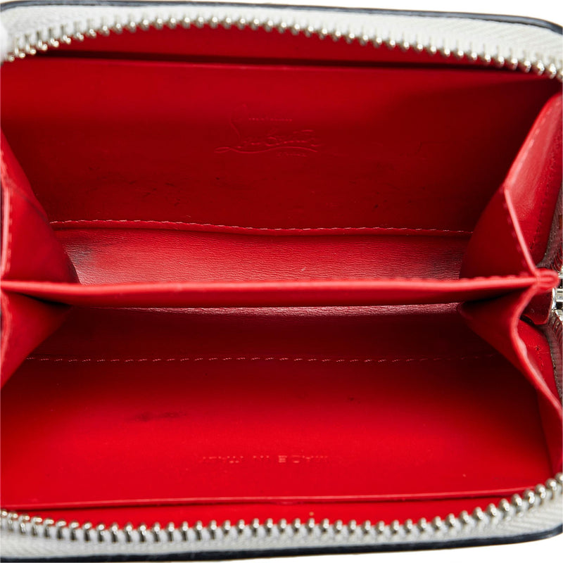 Christian Louboutin Denim Panettone Studded Coin Purse 