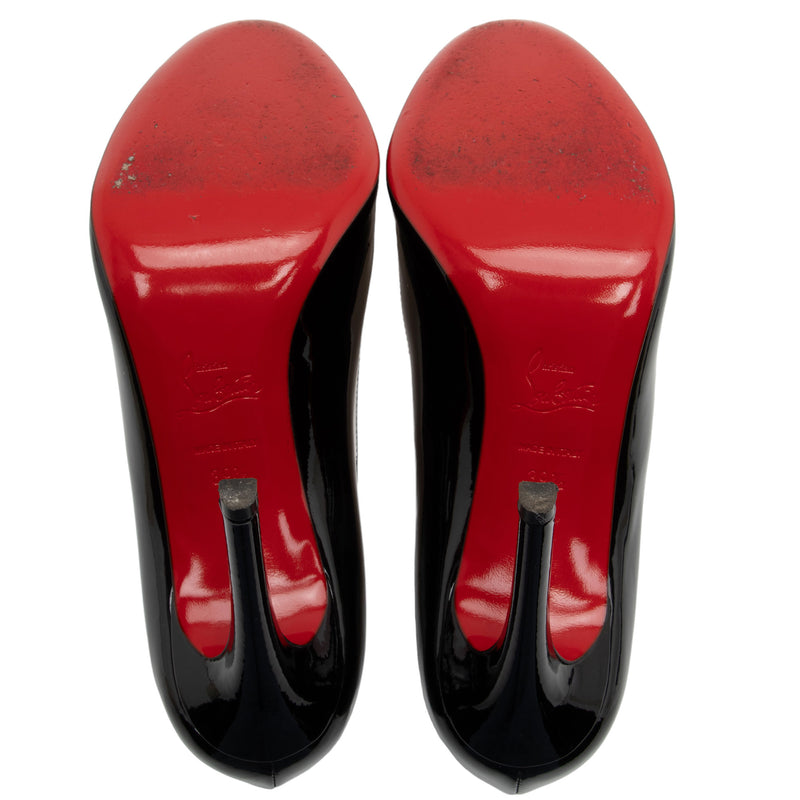 Christian Louboutin Patent Leather Fifille 100mm Pumps - Size 9.5 / 39.5 (SHF-bLY2oB)