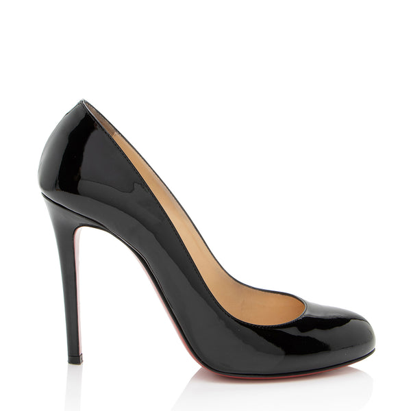 Christian Louboutin Patent Leather Fifille 100mm Pumps - Size 9.5 / 39.5 (SHF-u1487c)