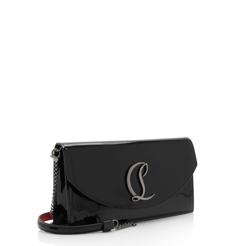 Christian Louboutin Patent Leather Loubi54 Clutch (SHF-ZH1AVI)