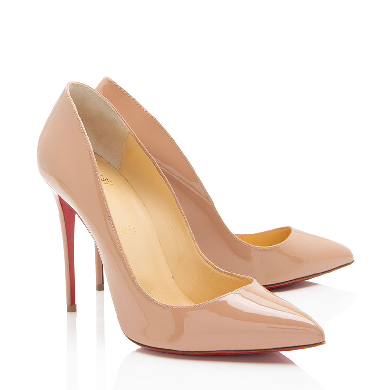 Christian Louboutin Patent Leather Pigalle Follies 100 Pumps - Size 9 / 39 (SHF-XVk6jY)