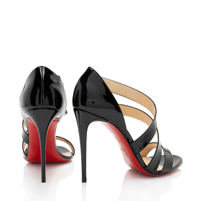 Christian Louboutin Patent Leather World Copine 100 Pumps - Size 10.5 / 40.5 (SHF-obcClQ)