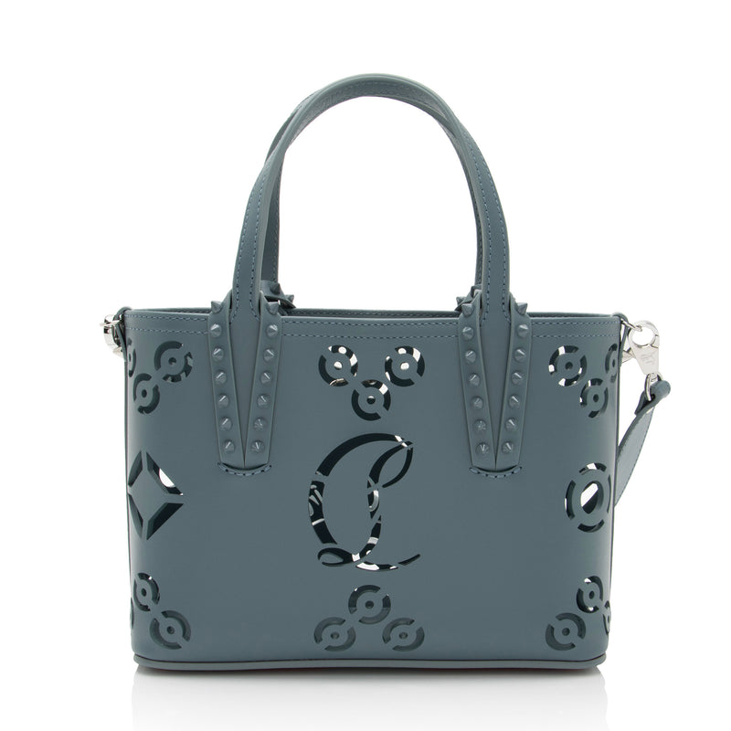 Christian Louboutin Perforated Leather Cabata Loubinthesky Mini Tote (SHF-qCEHE8)