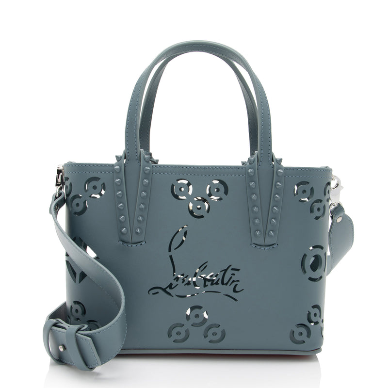 Christian Louboutin Perforated Leather Cabata Loubinthesky Mini Tote (SHF-qCEHE8)