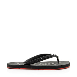 Christian Louboutin Rubber Spike Loubi Donna Thong Sandals - Size 7 / 37 (SHF-jxxKEb)