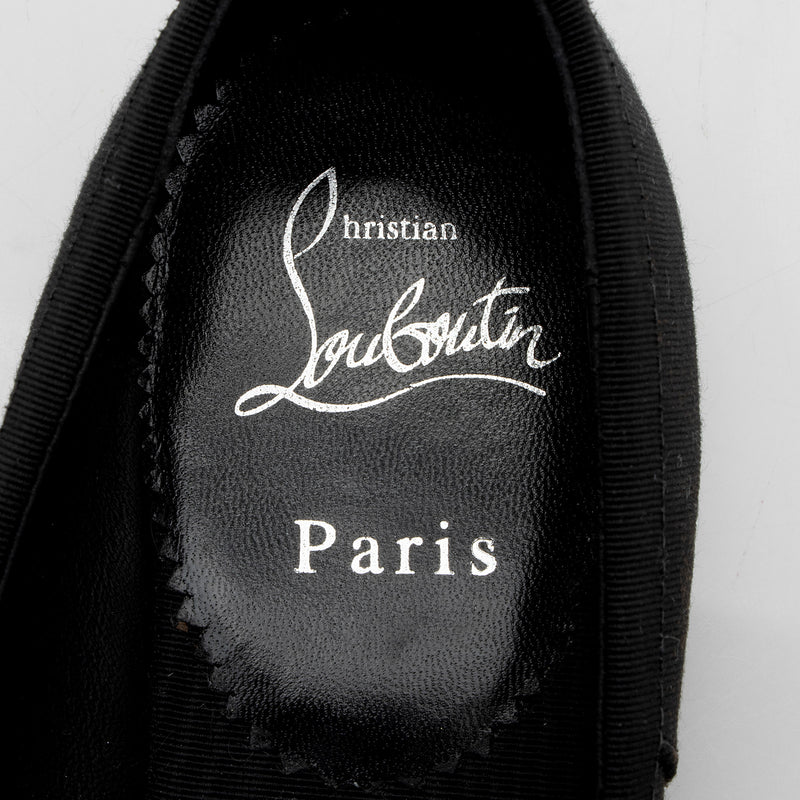 Christian Louboutin Silk Mamadrague Flats - Size 7 / 37 (SHF-kXFG8g)