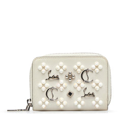 Christian Louboutin Studded Leather Coin Pouch (SHG-jmBxkn)