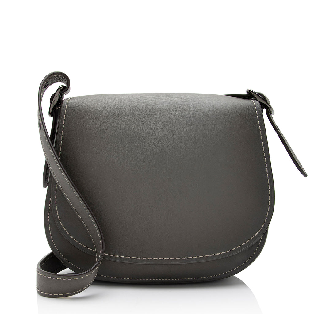 Twice Handbag Monogram Empreinte Leather Crossbody Handbag Black – Second  Edit