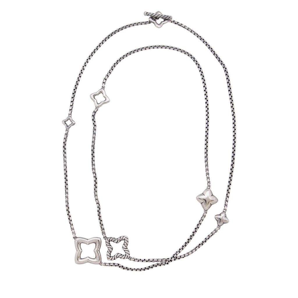 David yurman sale quatrefoil necklace