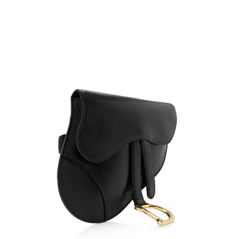 Dior Calfskin Saddle Belt Bag (SHF-VVguNR) – LuxeDH