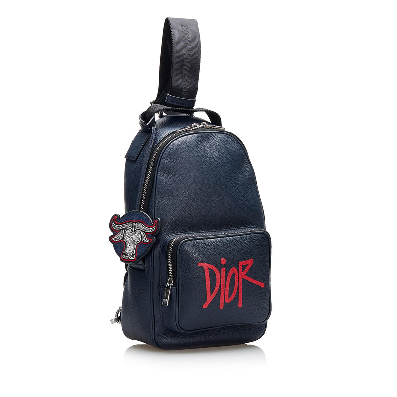 Dior x Stussy Pre-owned Saddle Bag