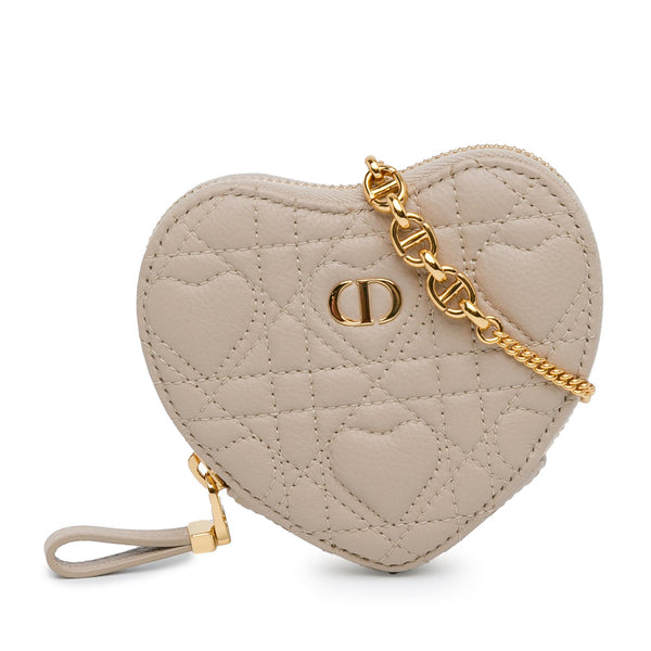 Dior DiorAmour Caro Heart Pouch with Chain (SHG-9kgBEQ)