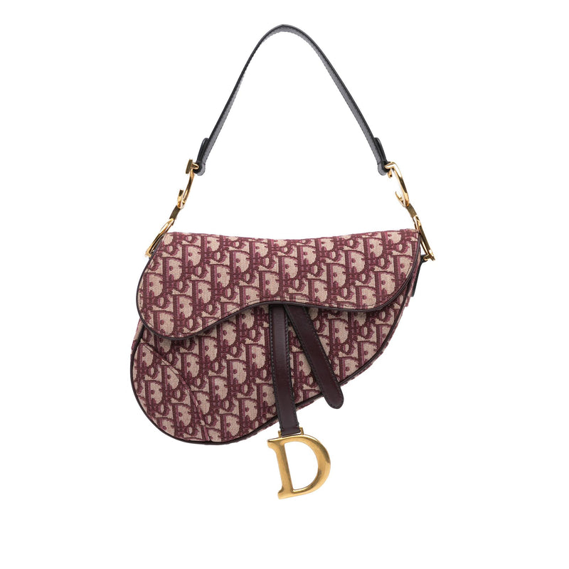 Dior Diorissimo Canvas Saddle Bag (SHG-psMSsY)