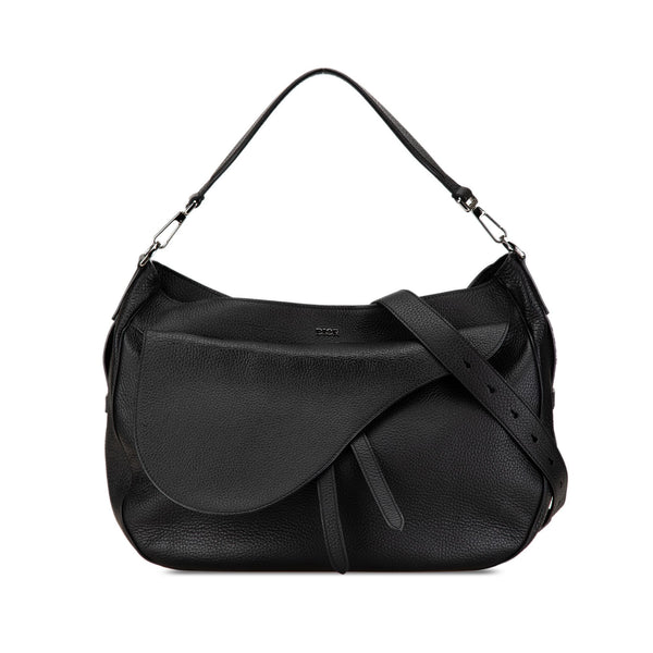 Dior Grained Calfskin Saddle Soft Bag (SHG-n8ertx)