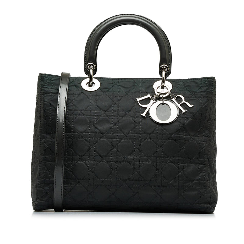 Dior Large Cannage Nylon Lady Dior SHG 6H7B52 LuxeDH