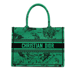 Dior Medium Embroidered Canvas Book Tote (SHG-M0LwBZ)