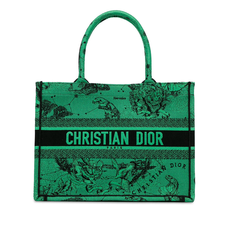 Dior Medium Embroidered Canvas Book Tote (SHG-M0LwBZ)