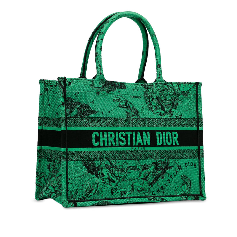 Dior Medium Embroidered Canvas Book Tote (SHG-M0LwBZ)