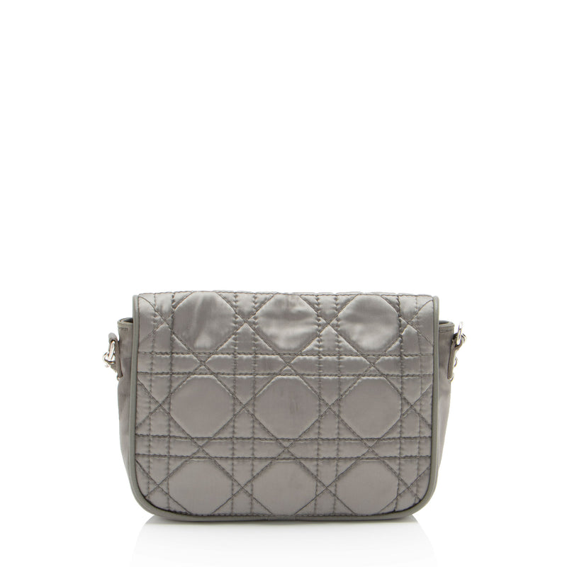 Dior Metallic Cannage Nylon Charming Lock Crossbody (SHF-Bqgk26)