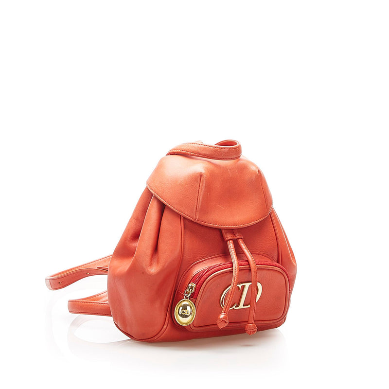 Dior Mini Logo Leather Backpack (SHG-16931)