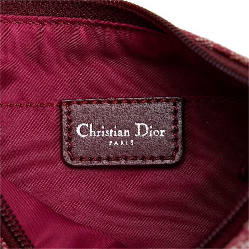 Dior Oblique Saddle Bag Burgundy