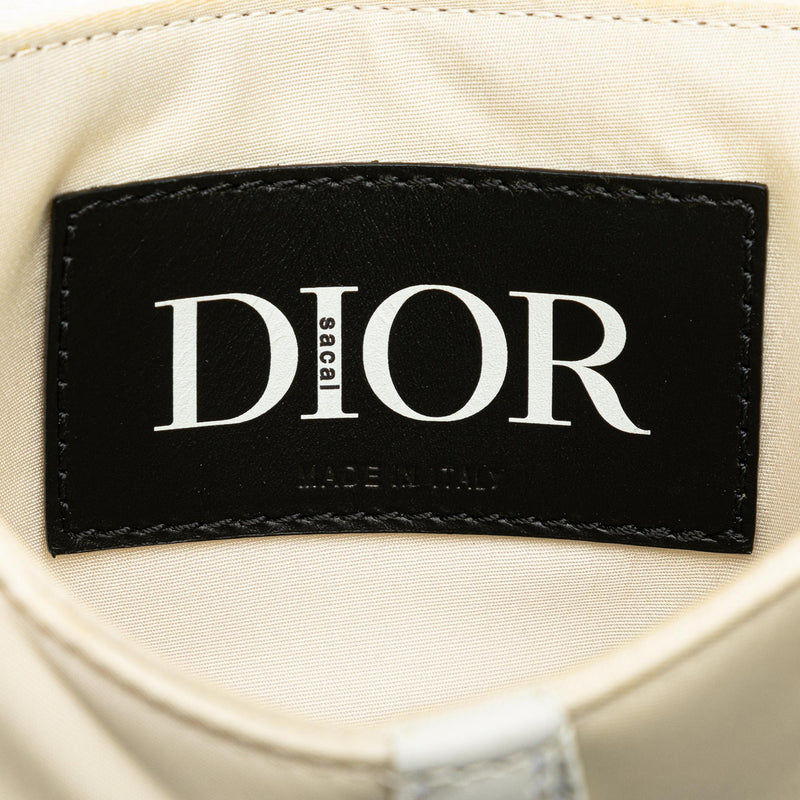 Dior Sacai Technical Fabric and Leather Saddle Bag (SHG-gRmFDy)