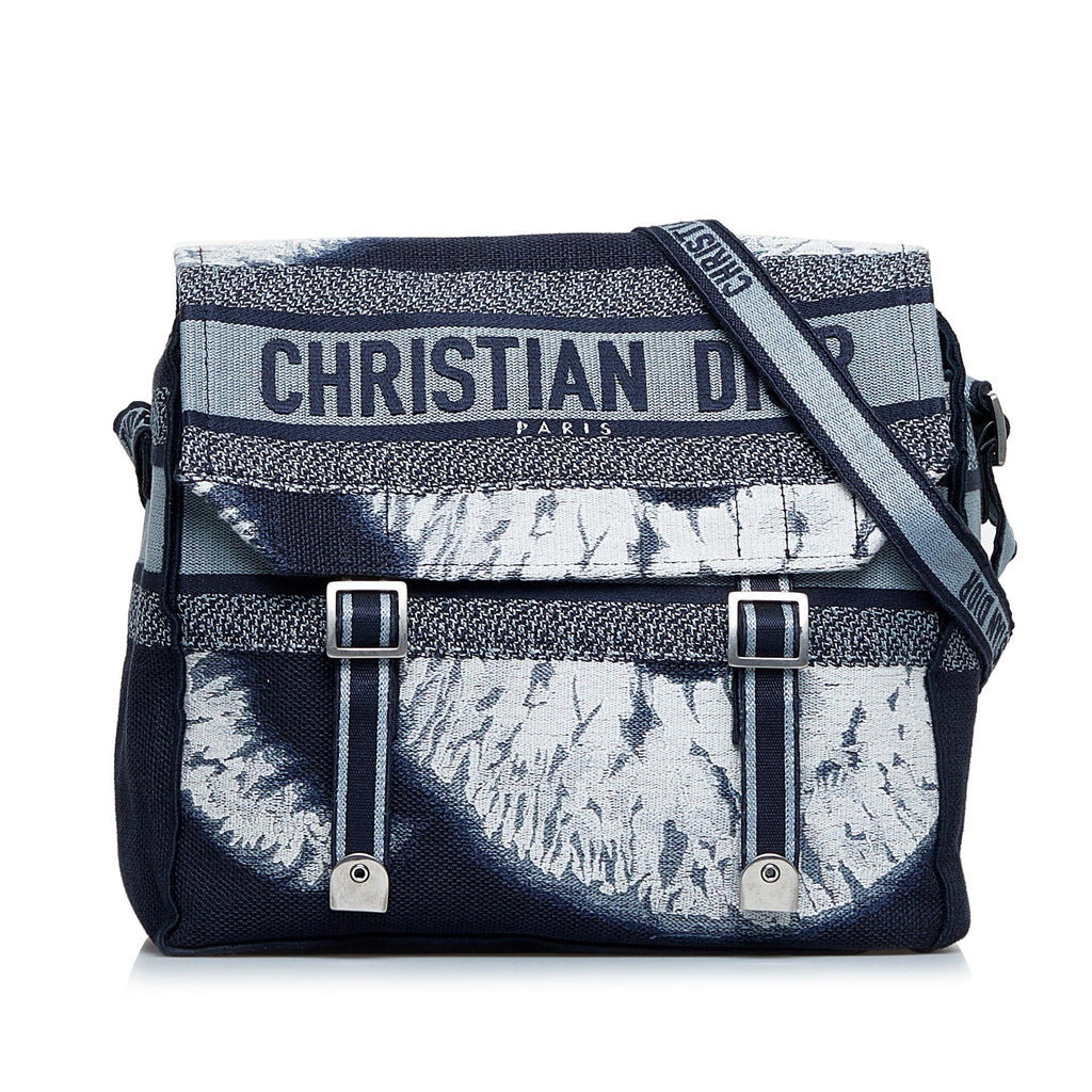 Christian Dior BrownBlue TieDye Pony Hair Boston Bag Multiple colors Wool  ref415553  Joli Closet