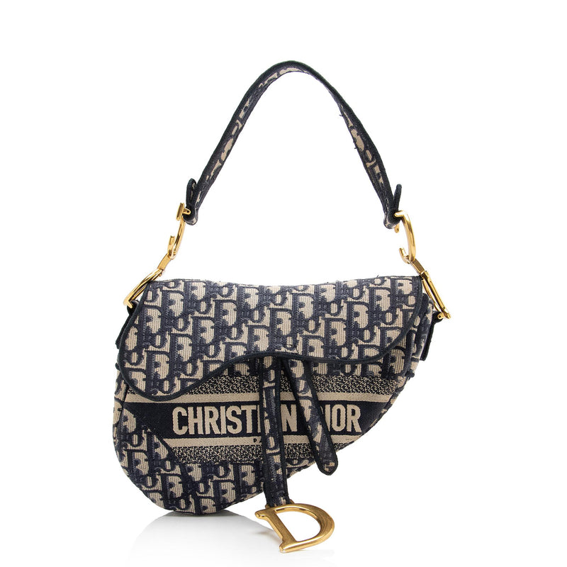 Christian Dior Toile de Jouy Saddle Bag