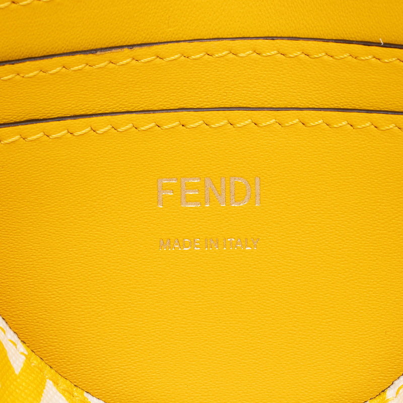 Fendi FF Vertigo Coated Canvas 1997 Baguette Mini Shoulder Bag (SHF-jmBS2I)