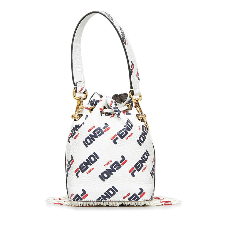 Fendi Fendi X Fila Mania Mini Mon Tresor Bucket Bag (SHG-h1pUBX)