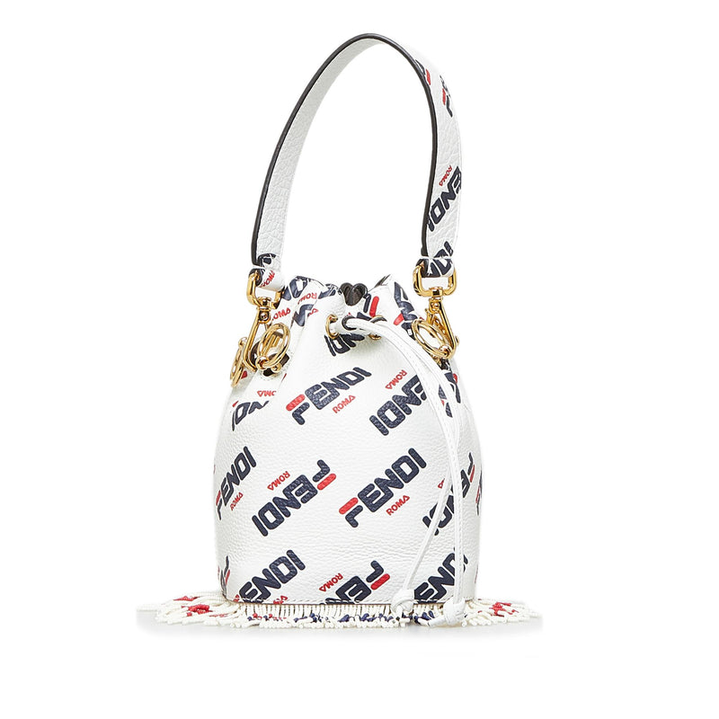 Fendi Fendi X Fila Mania Mini Mon Tresor Bucket Bag (SHG-h1pUBX)