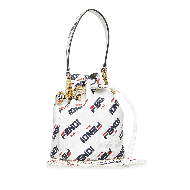 Fendi Fendi X Fila Mania Mini Mon Tresor Bucket Bag (SHG-h1pUBX)