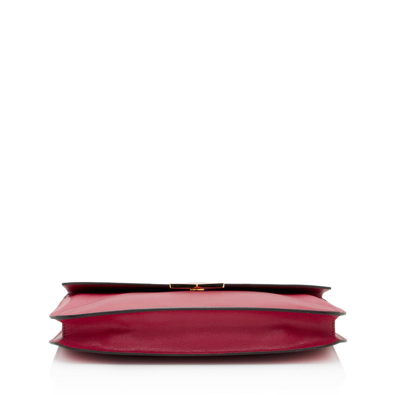 Fendi Leather 2Jours Envelope Clutch (SHF-tw1GaP)