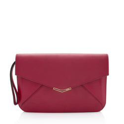 Fendi Leather 2Jours Envelope Clutch (SHF-tw1GaP)