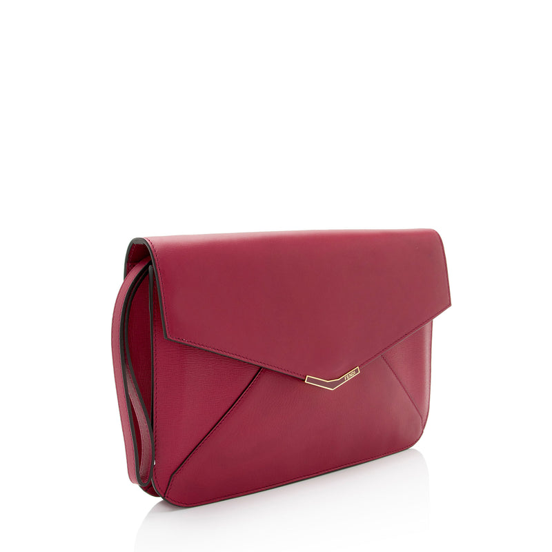 Fendi envelope hot sale clutch