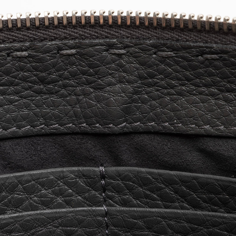 Fendi Leather Selleria  Monster Clutch (SHF-hyUZqB)
