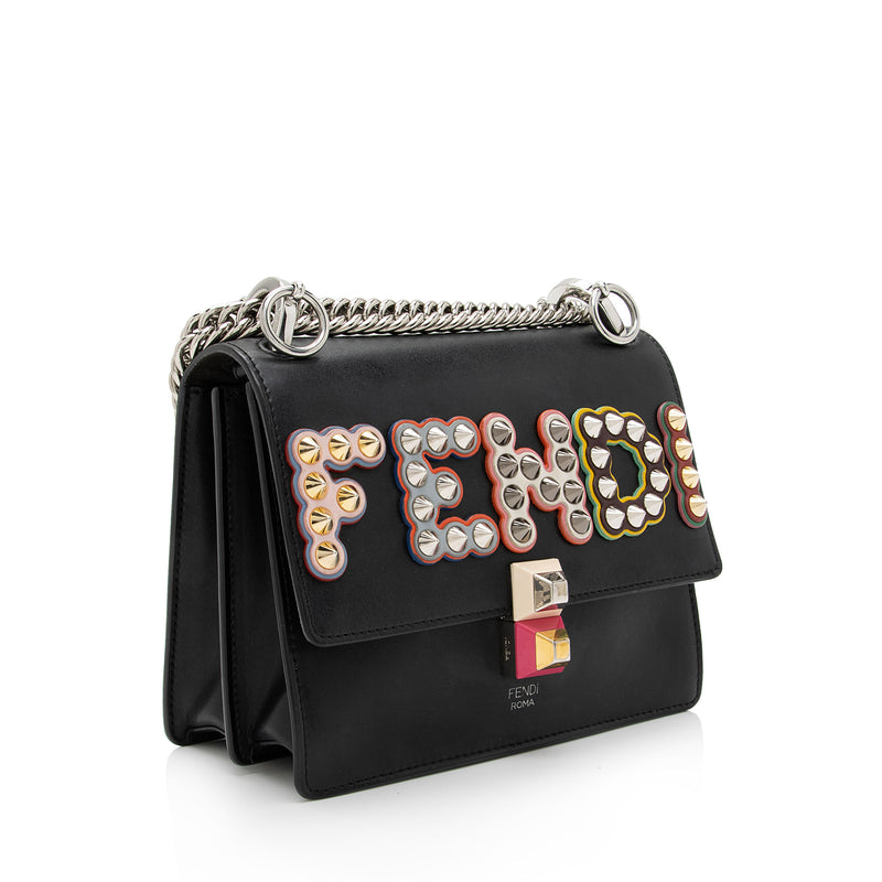 Authentic Fendi Mini I Kan Chain Shoulder Bag