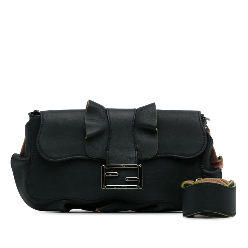 Fendi Leather Wave Baguette (SHG-jabYXM)