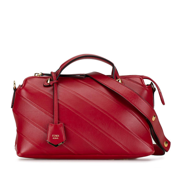 Fendi Medium Diagonal Embossed Leather By The Way (SHG-qvHDEF)