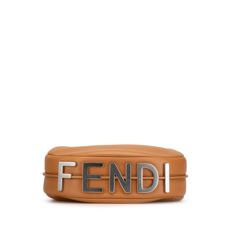 Fendi Medium Leather Fendigraphy Hobo (SHG-BrP4Ea)