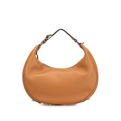 Fendi Medium Leather Fendigraphy Hobo (SHG-BrP4Ea)